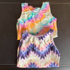 Leotards - 2 Plum Leos Child Large